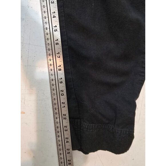 Pact Womens Black Organic Cotton Elastic Waist Jogger Pants Size S - Picture 6 of 6